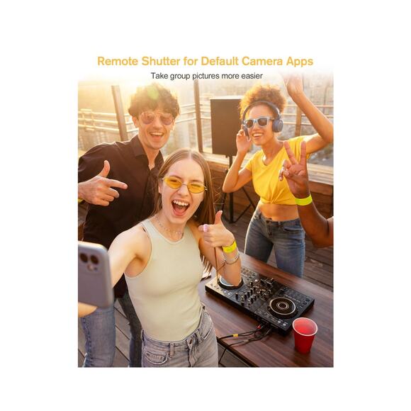 Pink Remote Page Turner For E-Reader ADZERO Model D08 with Clip Photo Taker - Picture 5 of 5